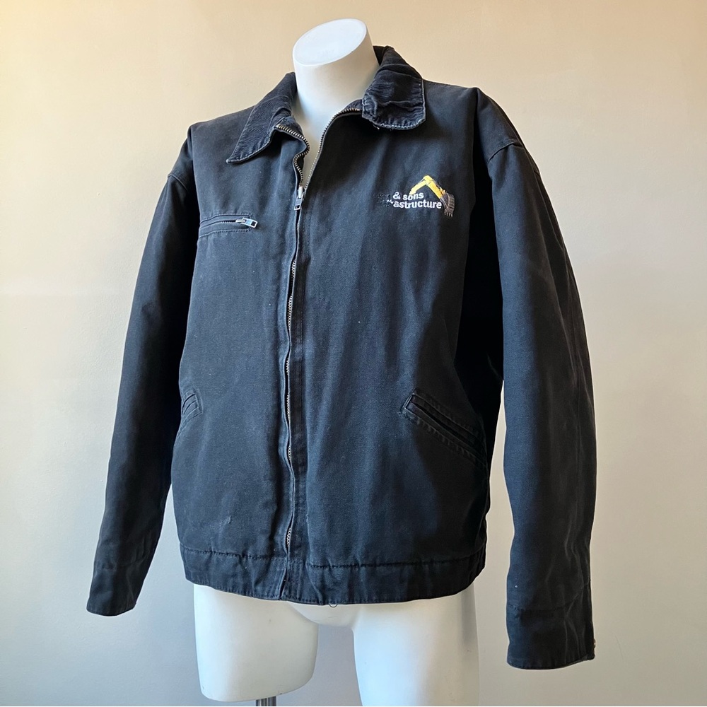 Corner Stone | Cotton Canvas Work Barn Jacket Distressed Chore Coat